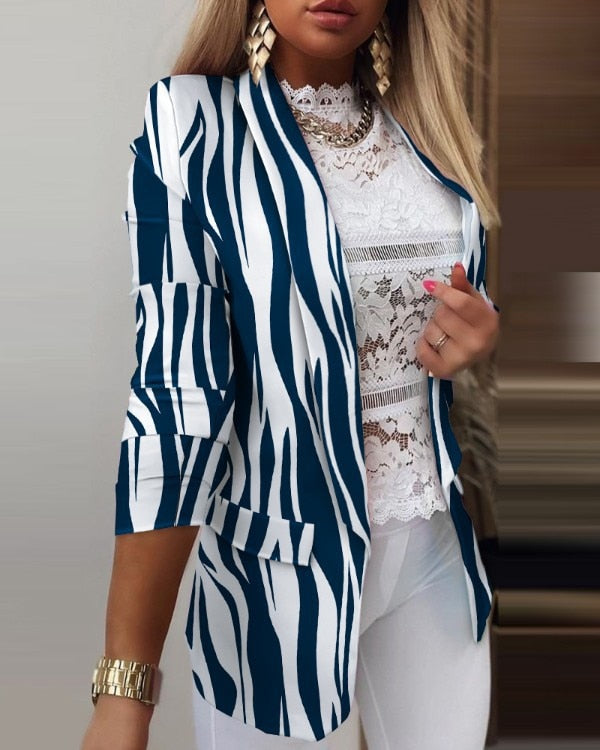 WOLF Langärmelige Tie-Dye-Blazer