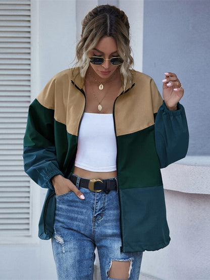 WOLF Revers Patchwork Lose Jacke