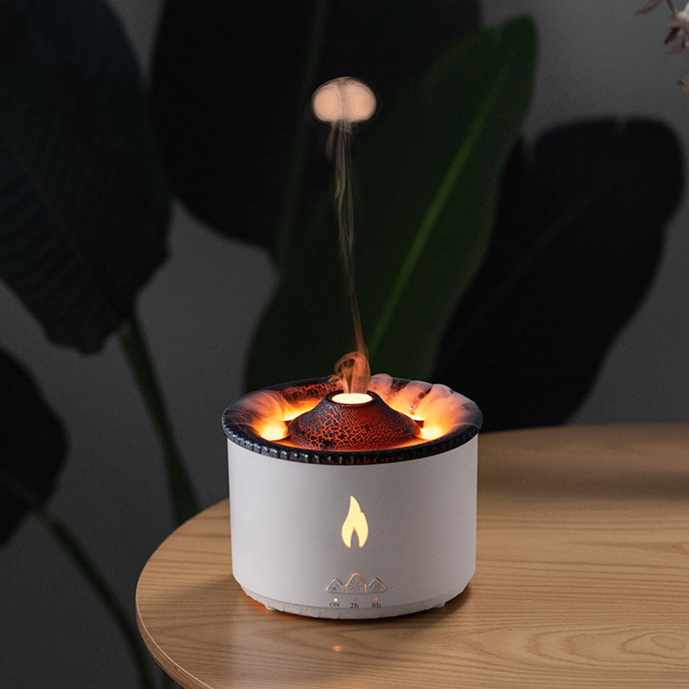 Volcano - Luftbefeuchter mit Flammeneffekt