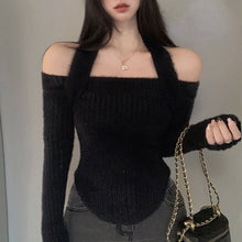 Lade das Bild in den Galerie-Viewer, WOLF Aus Schultern Schlank Pullover
