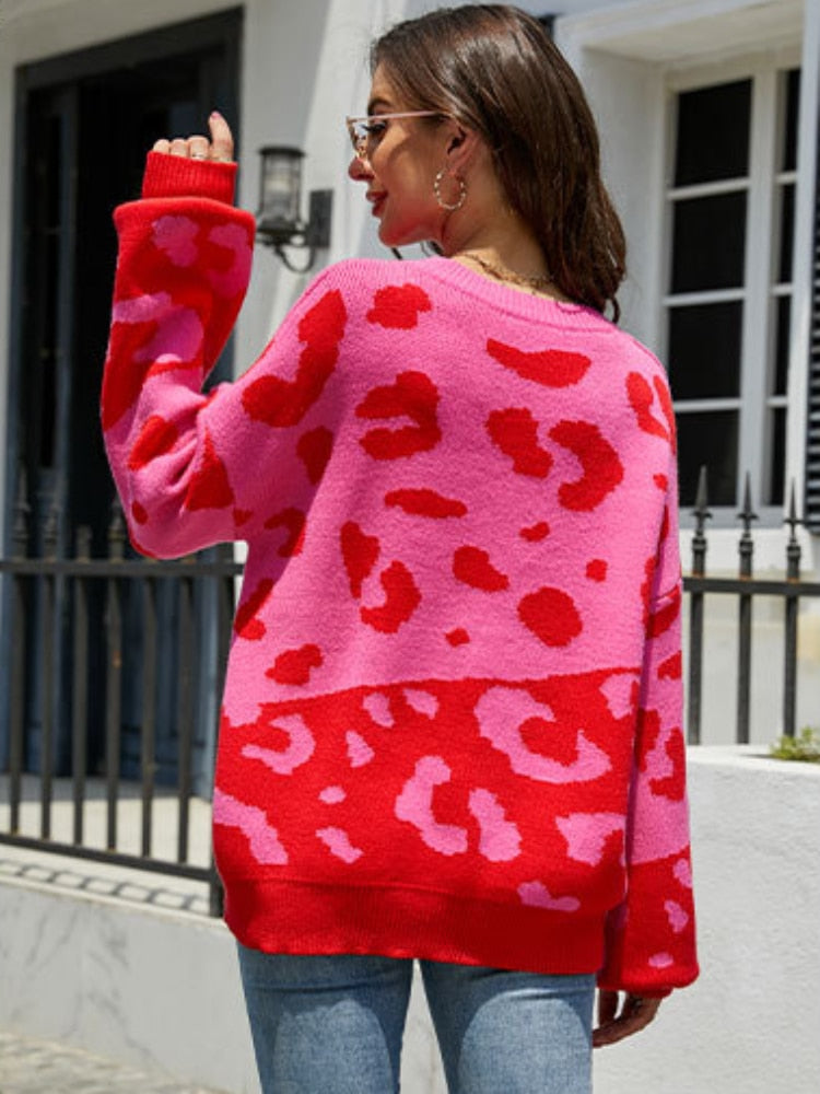 WOLF Rundhals-Pullover Gespleißt