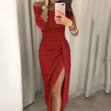 Lade das Bild in den Galerie-Viewer, Amina Dress | Elegantes Maxikleid mit Schlitz
