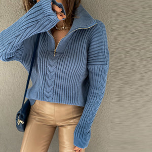 WOLF POLO Kragen Pullover