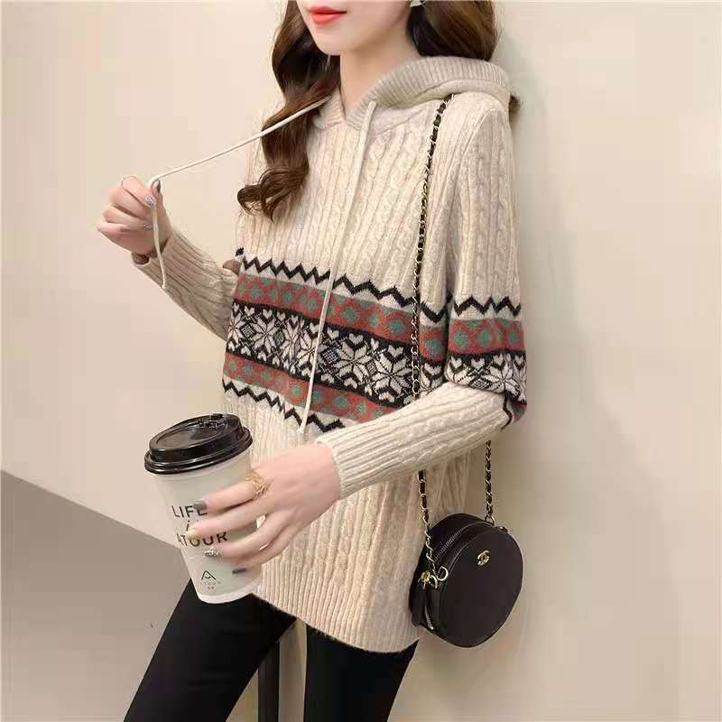 WOLF Bedruckter Kapuzenpullover