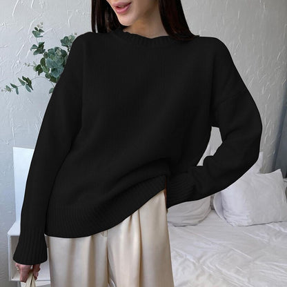 WOLF Locker O- Hals Einfach Pullover