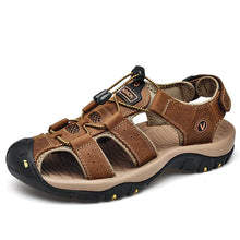 Lade das Bild in den Galerie-Viewer, Orthopädische Leder Sandalen
