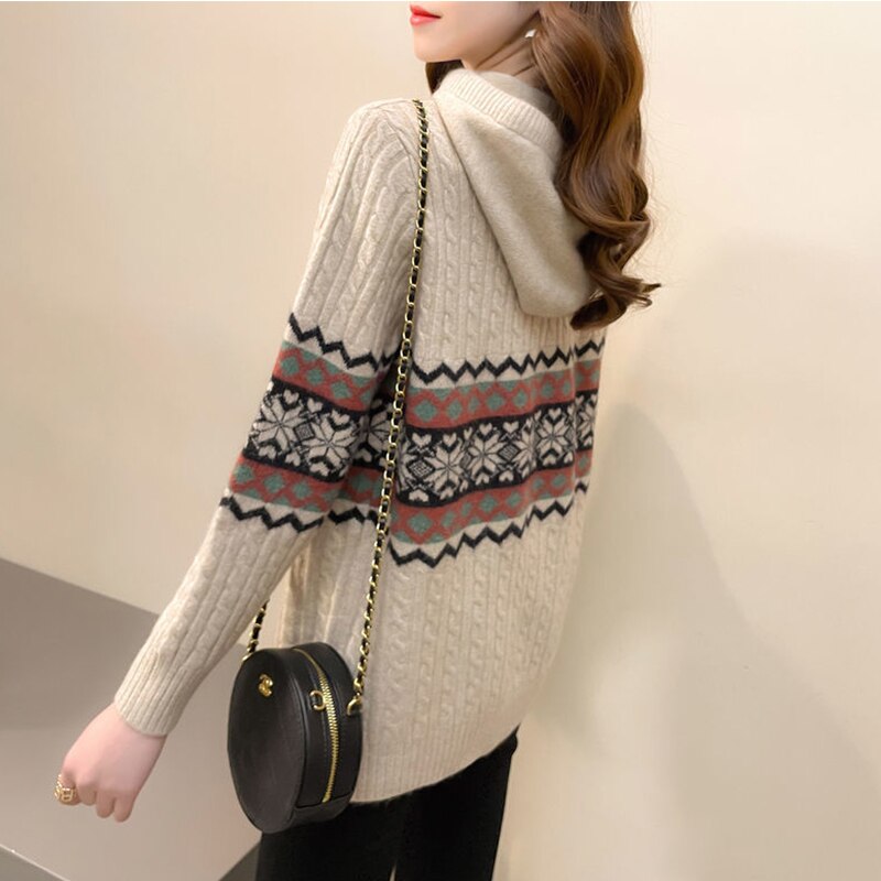 WOLF Bedruckter Kapuzenpullover