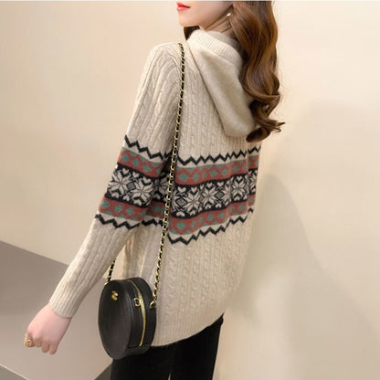 WOLF Bedruckter Kapuzenpullover