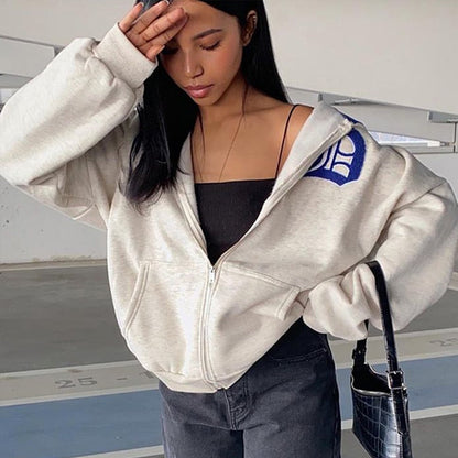 WOLF Tropfen Schultern Kapuzenpulli