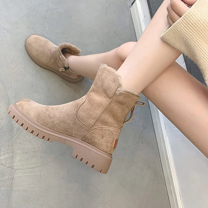 Salvira Damen-Schneestiefel - gefüttert, elegant & nie wieder kalte Füße_beige_5_lieblingsladen