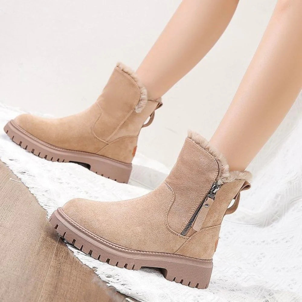 Salvira Damen-Schneestiefel - gefüttert, elegant & nie wieder kalte Füße_beige_6_lieblingsladen