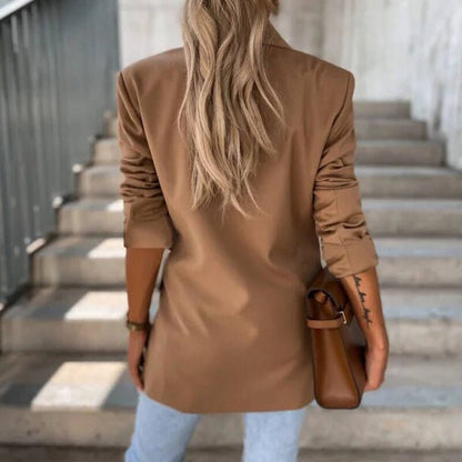 WOLF Einreihiger Blazer mit langen Ärmeln