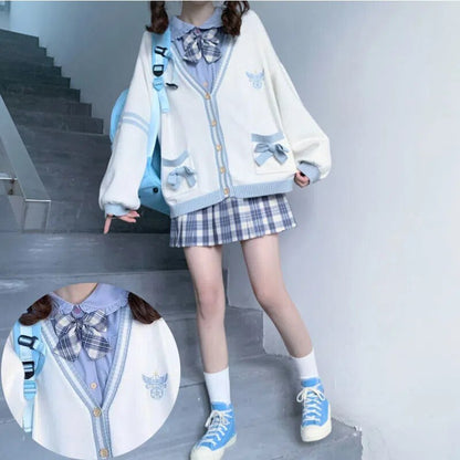 WOLF V-Ausschnitt Große Tasche Pullover