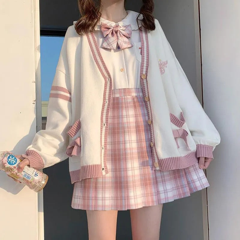 WOLF V-Ausschnitt Große Tasche Pullover