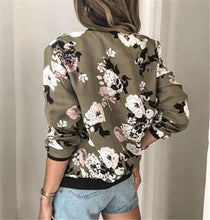 Lade das Bild in den Galerie-Viewer, Chloa Jacke | Damen-Übergangsjacke mit Blumendruck
