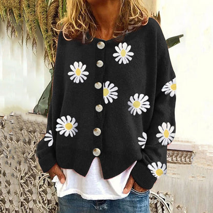 WOLF Locker geknöpfter Pullover