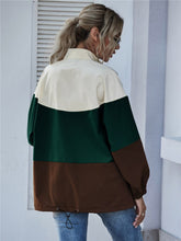 Lade das Bild in den Galerie-Viewer, WOLF Revers Patchwork Lose Jacke
