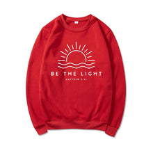 Lade das Bild in den Galerie-Viewer, &quot;Be The Light&quot; Sweatshirt
