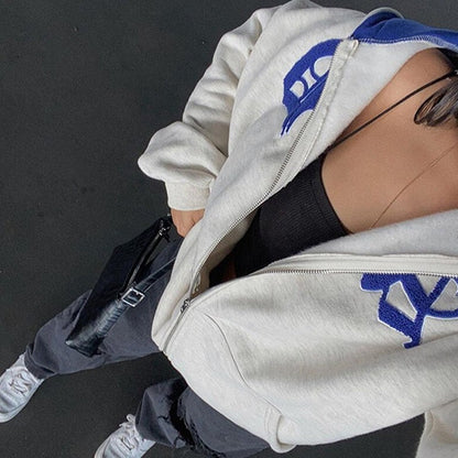 WOLF Tropfen Schultern Kapuzenpulli