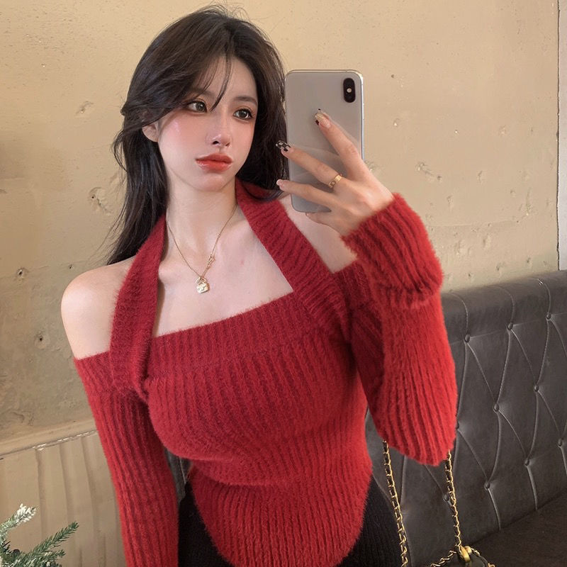 WOLF Aus Schultern Schlank Pullover