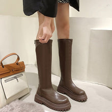 Lade das Bild in den Galerie-Viewer, Zarra Hohe Stiefel | Trendige Frauenschuhe mit Absatz
