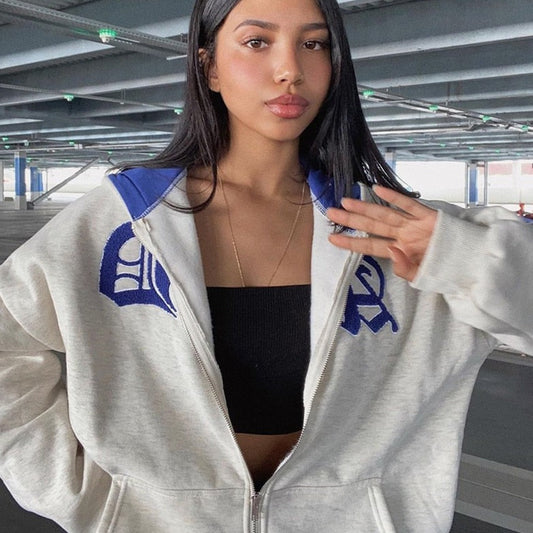 WOLF Tropfen Schultern Kapuzenpulli