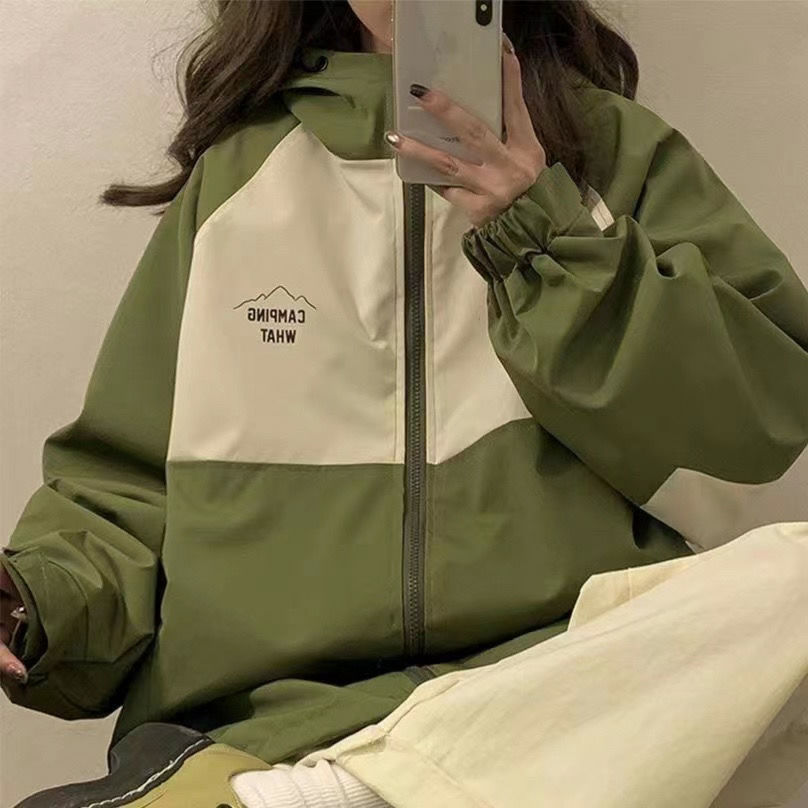 WOLF Vintage-Reißverschluss-Kapuzenjacken