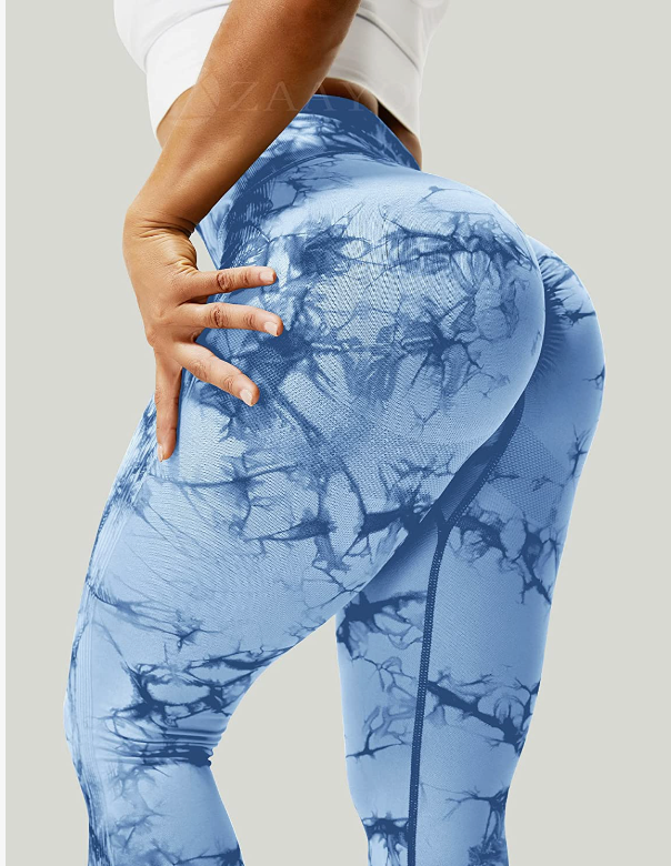 Damen Gym Leggings - High Waist - Yoga Leggings_blau 3