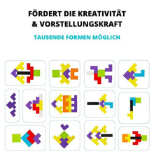 Lade das Bild in den Galerie-Viewer, Tetris Puzzle Spiel aus Holz
