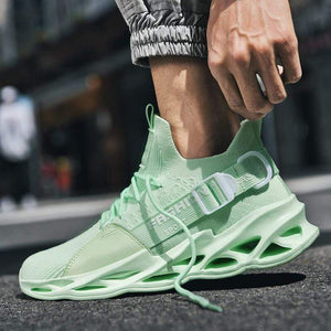 Unisex-Sneakers "Mucci" - elastisch, Barfuss-kompatibel, atmungsaktiv_pastellgrün