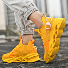 Lade das Bild in den Galerie-Viewer, Unisex-Sneakers_Mucci_-elastisch_Barfuss-kompatibel_atmungsaktiv_gelb11

