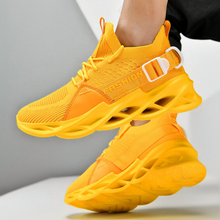 Lade das Bild in den Galerie-Viewer, Unisex-Sneakers_Mucci_-elastisch_Barfuss-kompatibel_atmungsaktiv_gelb12
