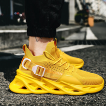 Lade das Bild in den Galerie-Viewer, Unisex-Sneakers_Mucci_-elastisch_Barfuss-kompatibel_atmungsaktiv_gelb23
