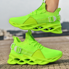 Lade das Bild in den Galerie-Viewer, Unisex-Sneakers_Mucci_-elastisch_Barfuss-kompatibel_atmungsaktiv_neongruen13
