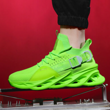 Lade das Bild in den Galerie-Viewer, Unisex-Sneakers_Mucci_-elastisch_Barfuss-kompatibel_atmungsaktiv_neongruen22
