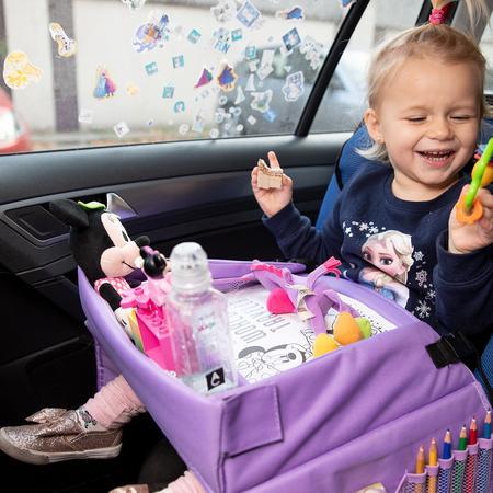 kindertisch autofahrt lila