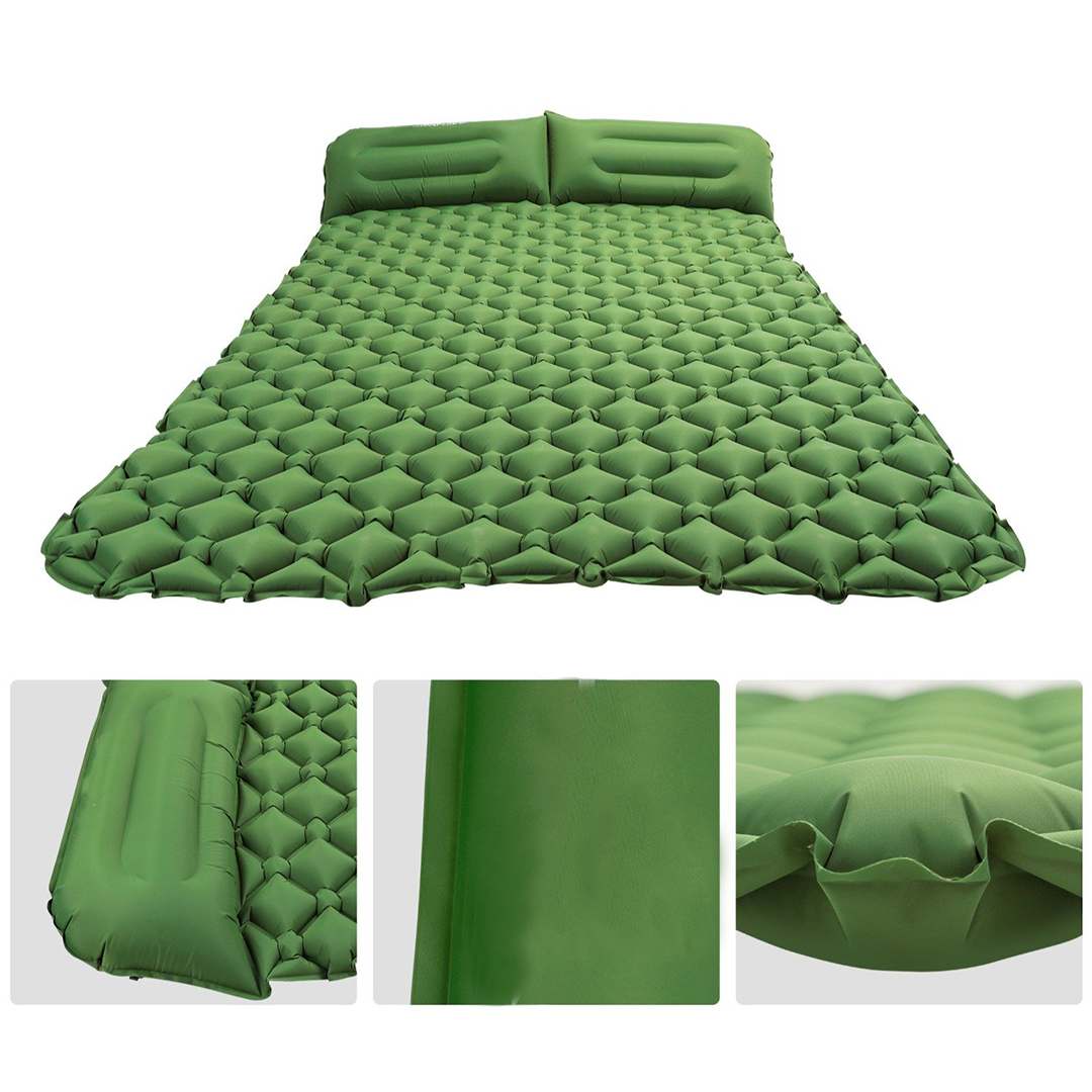 Camping und Trekking Doppelmatte mit Kissen