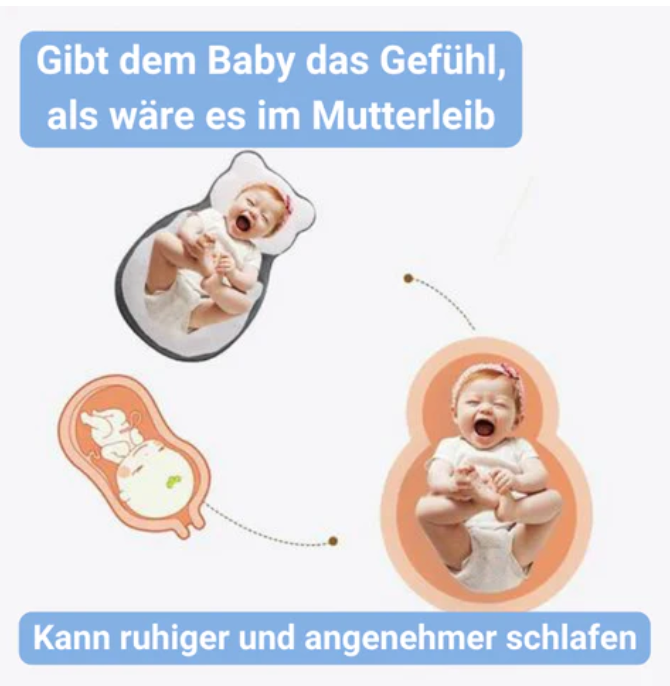 Verstellbares Babybett - gegen Plattkopf und Verdauungsprobleme braun _ das baby kann ruhiger und angenehmer schlafen