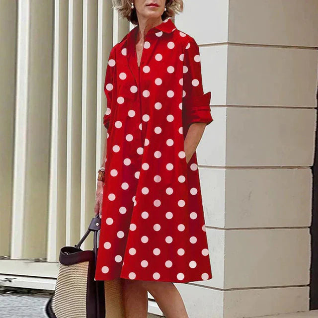 Webers Kleid | knielanges elegantes Kleid für Frauen