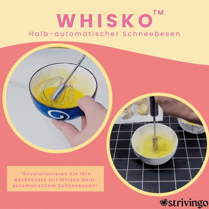 50% RABATT | Whisko™ Halb-automatischer Schneebesen