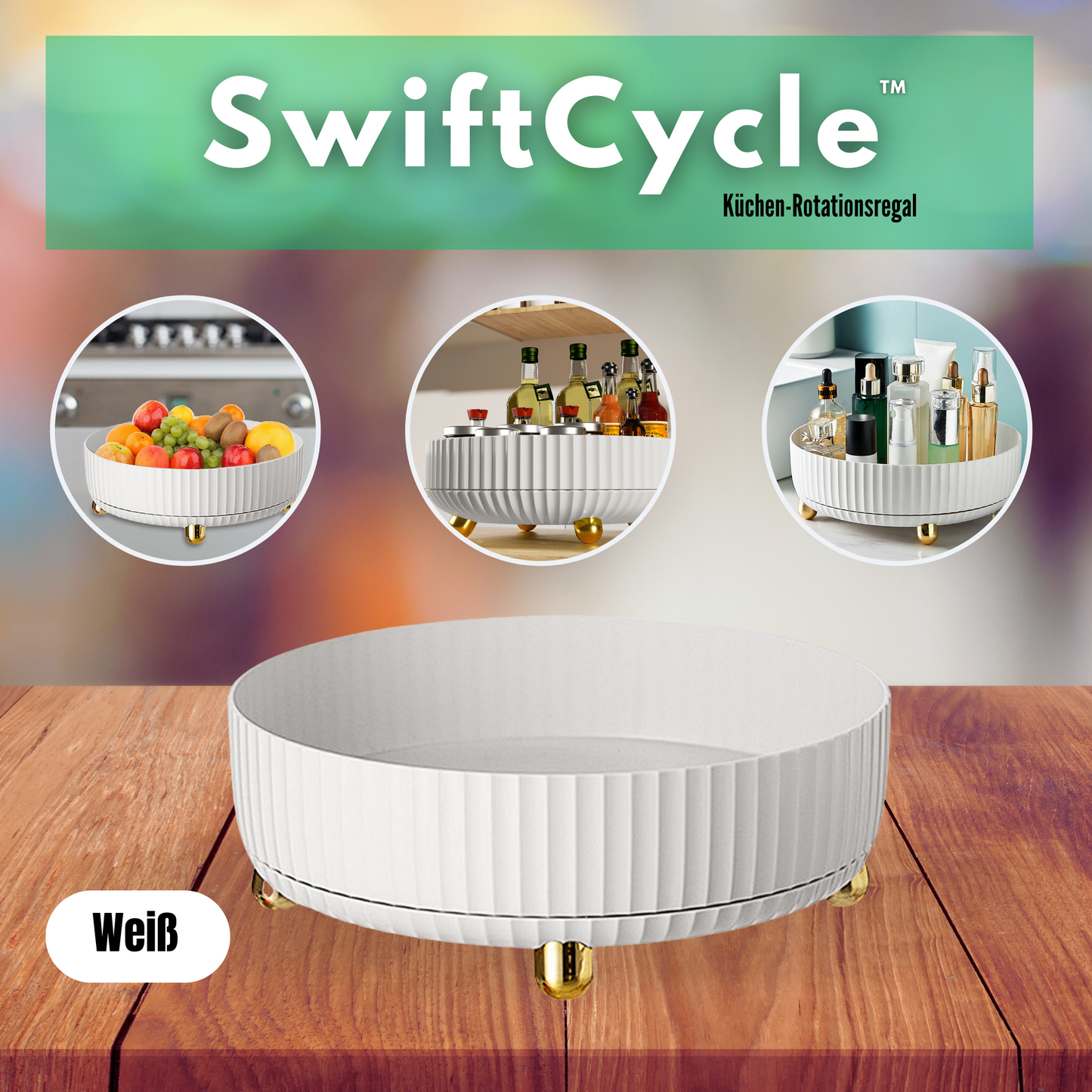 SwiftCycle™ Küchen-Rotationsregal
