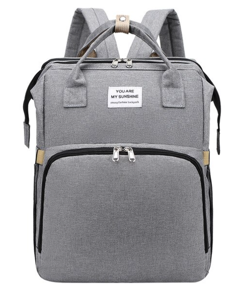 Ergonomische Baby-Wickeltasche - 3-in-1 Wickelrucksack & kleines Babybett - hygienische Wickellösung für unterwegs