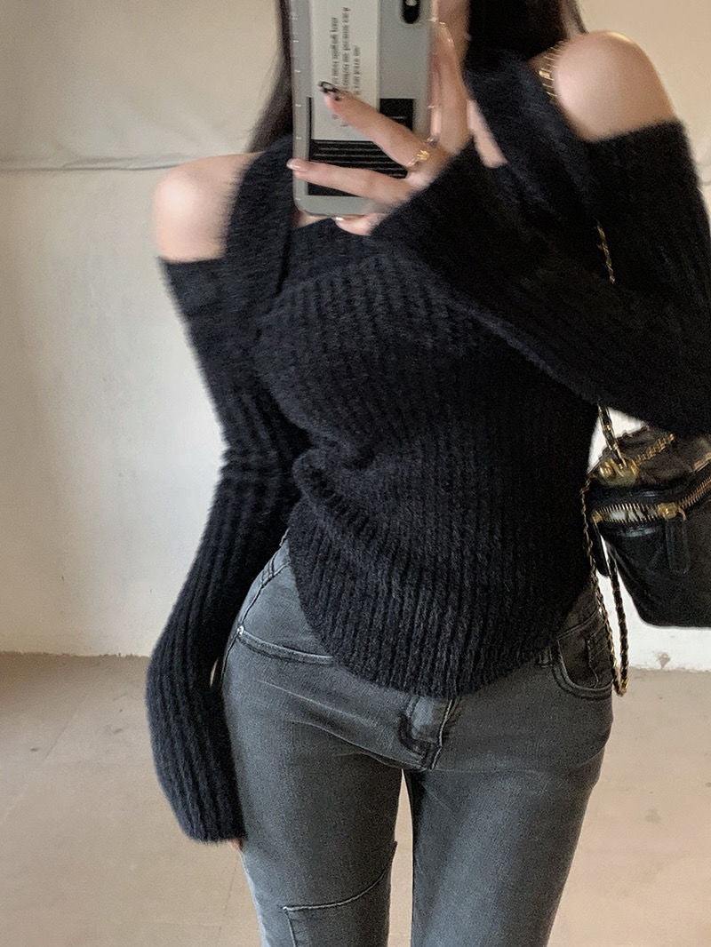 WOLF Aus Schultern Schlank Pullover