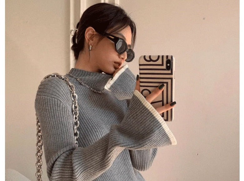 WOLF Seitenschlitz Pullover