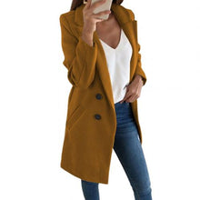 Lade das Bild in den Galerie-Viewer, AUROZA – Ein eleganter langer Blazermantel
