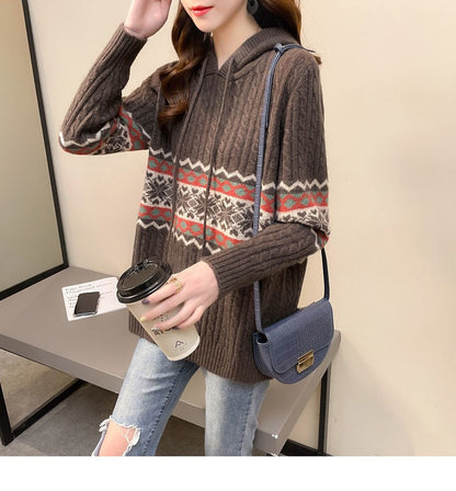 WOLF Bedruckter Kapuzenpullover