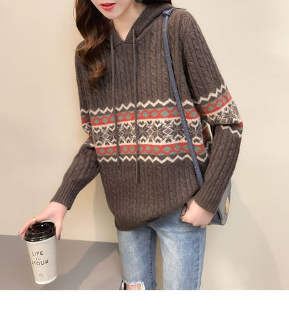 WOLF Bedruckter Kapuzenpullover