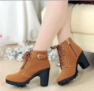 Ava - Schnürstiefeletten zum Aufpeppen deines Herbst-Outfits