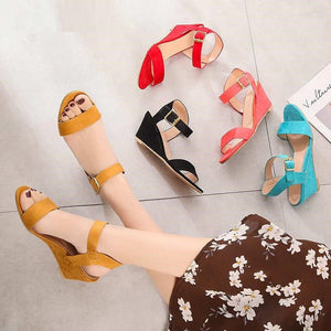 Bramano - Sexy Damen-Sandalen mit Keilabsatz