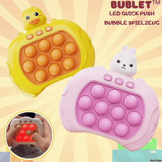 Bublet™ LED Quick Push Bubble Fidget Spielzeug